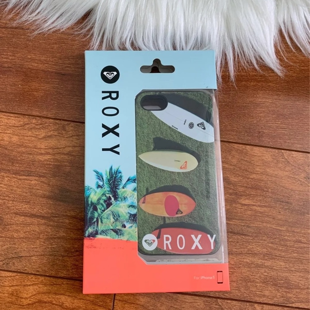 NWT Vintage Roxy iPhone 5 Surfboard Phone Case